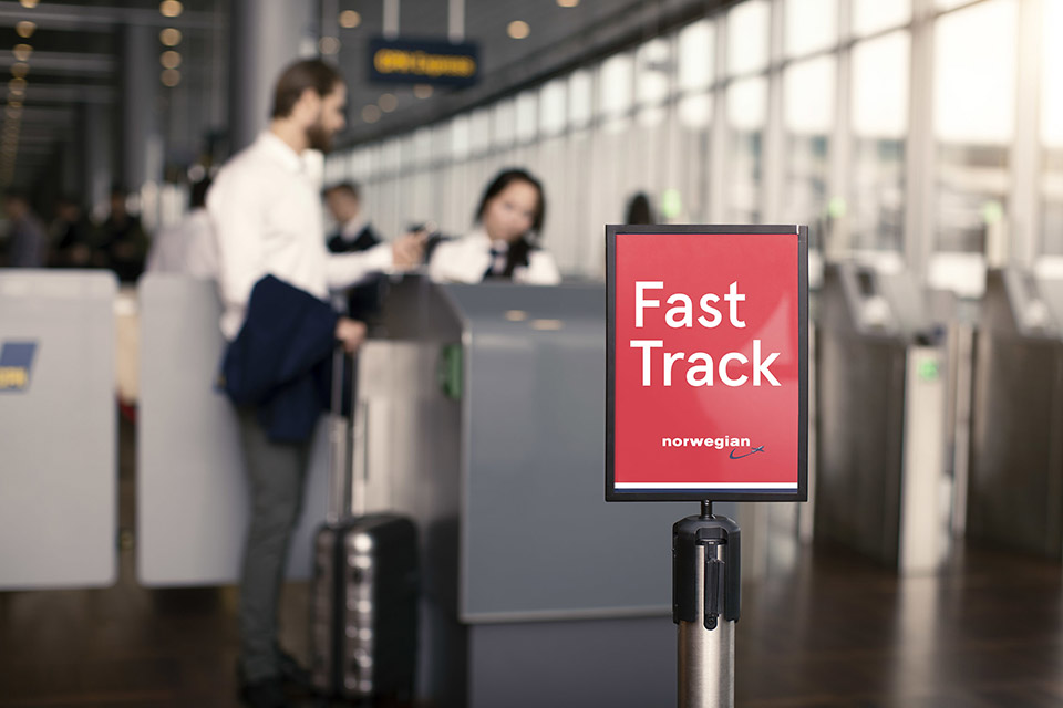 Fast track, Norwegian