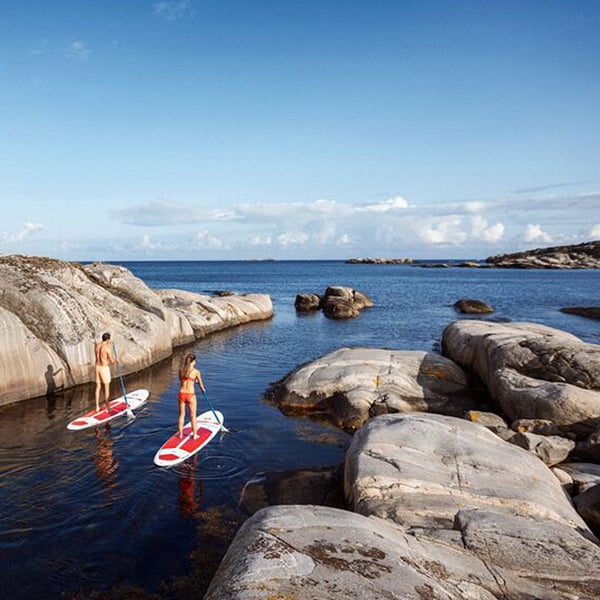 "Par subpadler på havet i Sørlandet"