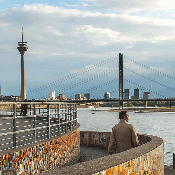 "Skyline of Düsseldorf"