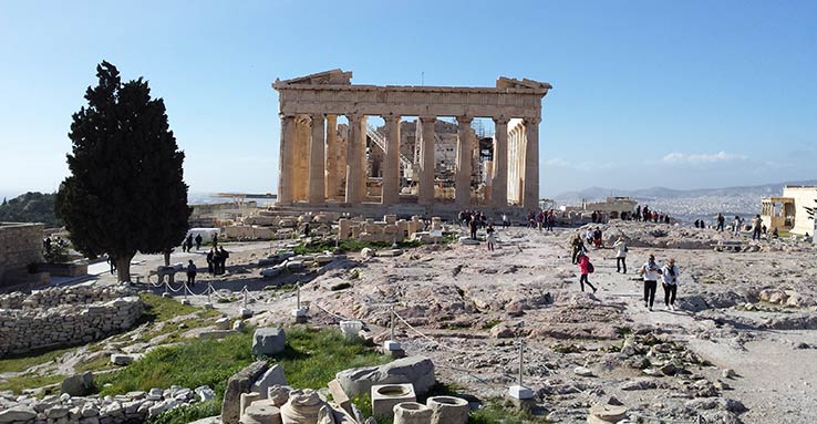 Fly til Athen, besøk Akropolis