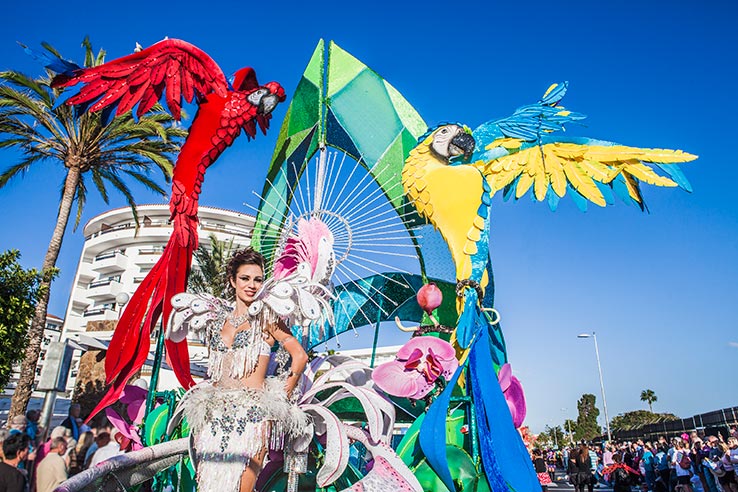 Fly til Gran Canaria i januar eller februar og få med deg karnevalet
