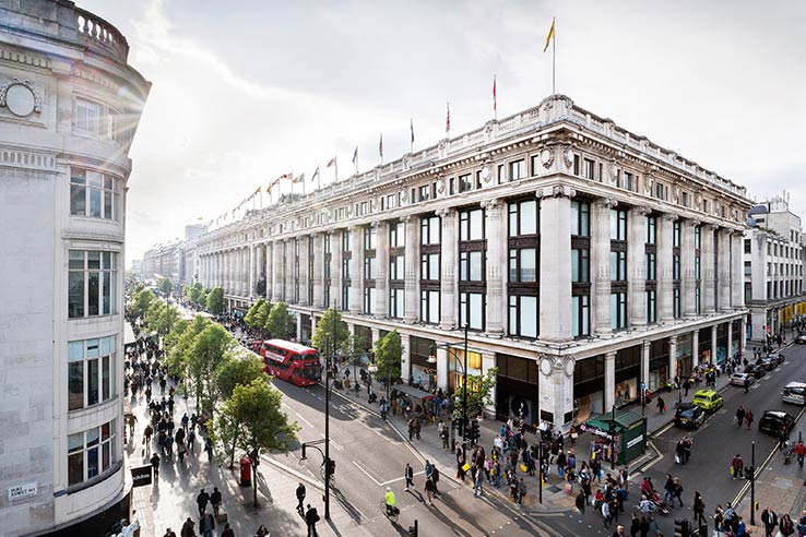 Fly til London, besøk Selfridges